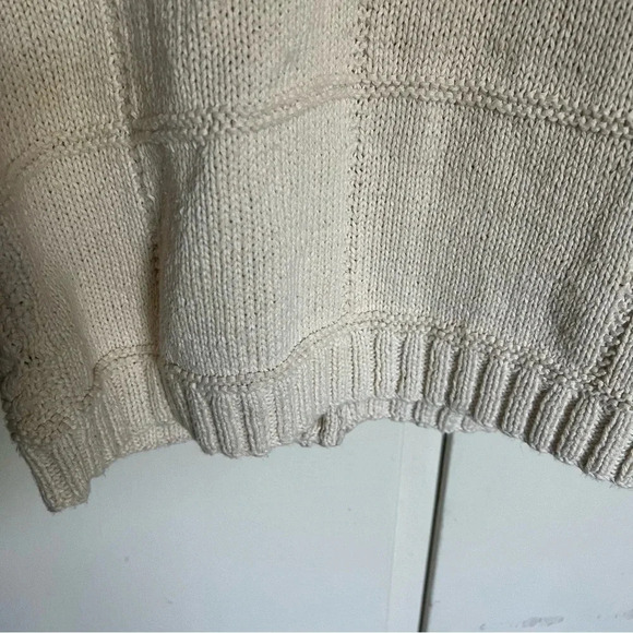 Vintage Express HandKnitted C International Cream Cardigan Sweater Size Small - Picture 6 of 12